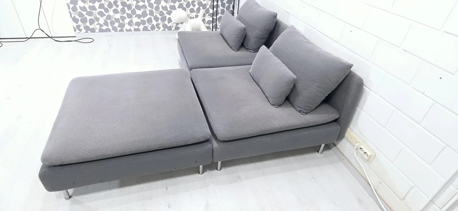 (A33) Söderhamn sohva+rahi, ilmainen kuljetus, free delivery.